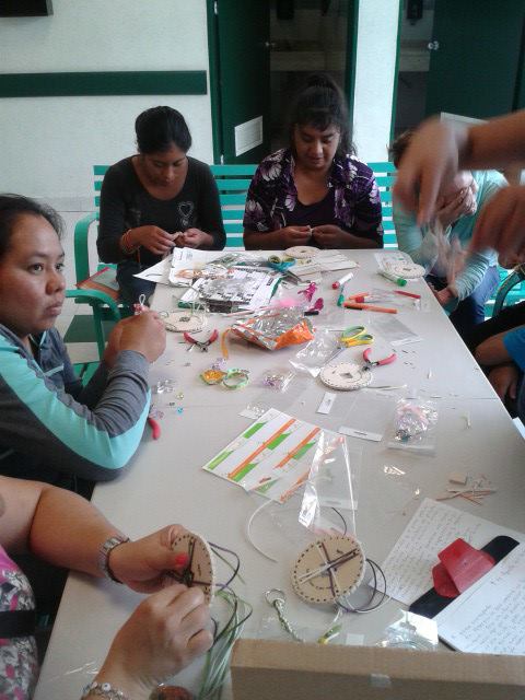 Las mamás en el hospital.