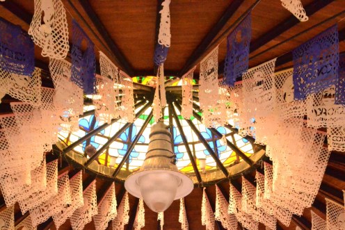 El techo del kiosko de Coyoacán