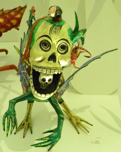 Alebrije de Pedro Linares, creador de los Alebrijes. Museo de Arte Popular