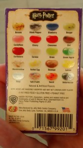 Bertie Bott's Beans Flavors Harry Potter
