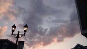 Atardecer en el outlet de Pittsburgh